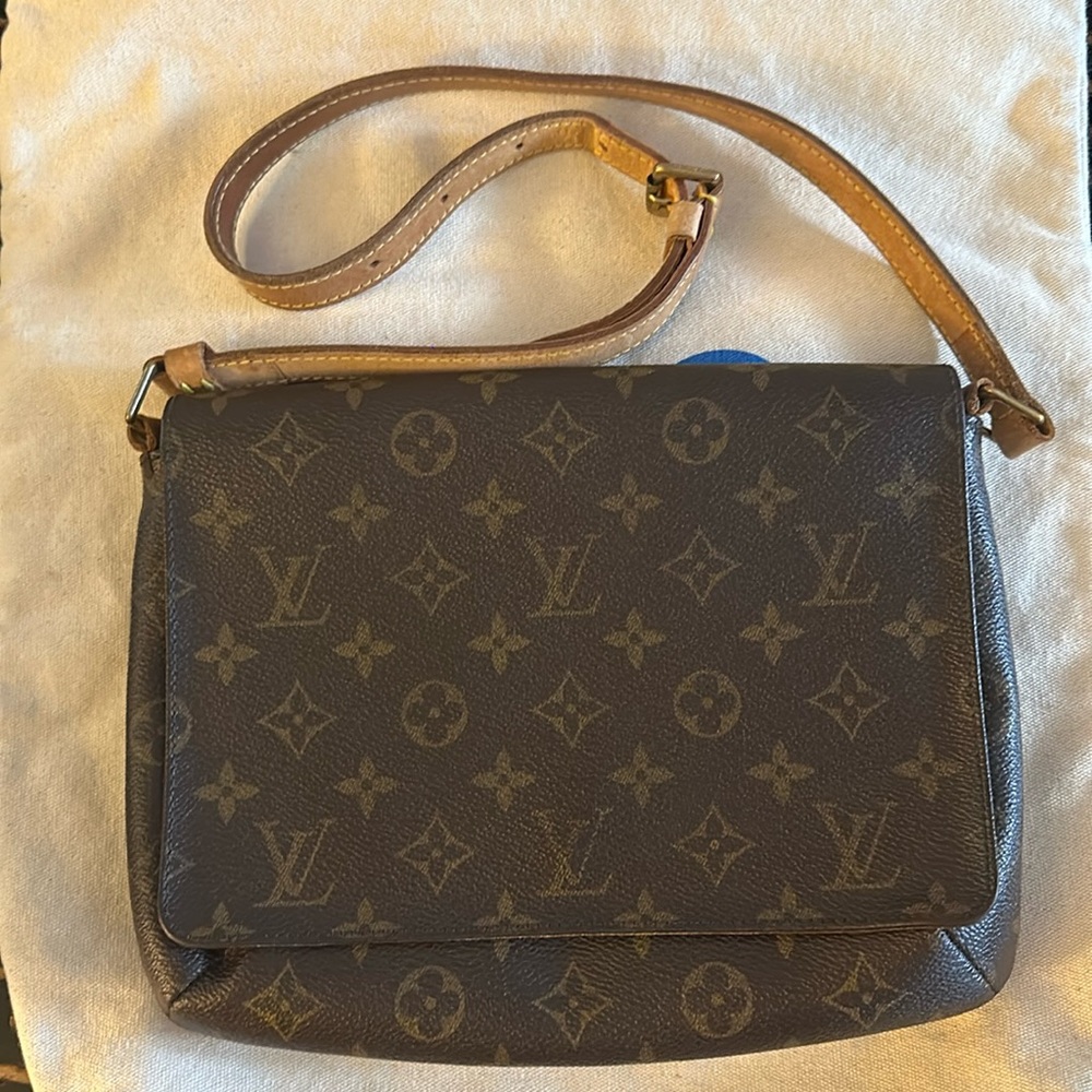 Louis Vuitton Monogram Musette Tango Long Strap Shoulder Bag